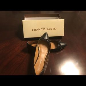 Franco Sarto Black Flats-Sz 8.5 only worn once!